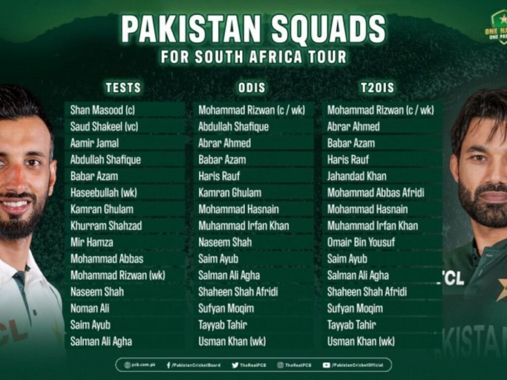 Pakistan Tour of South Africa 2024-25